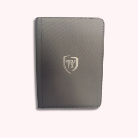 Binder ShieldFX Pro - Negro (3x3, hoja negra, cosido)