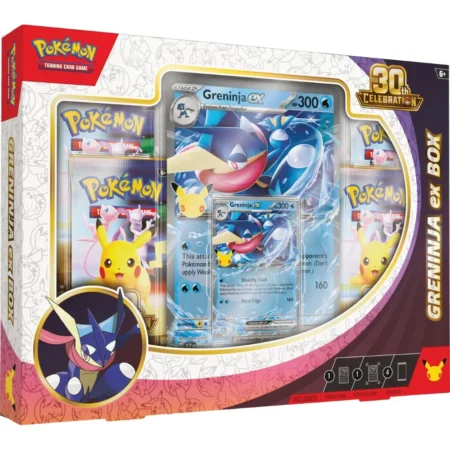 Pokémon TCG: 30th Celebration Pokémon Greninja ex Box (Español)