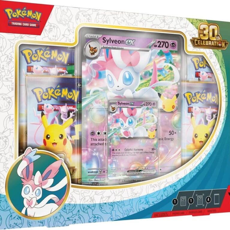 Pokémon TCG: 30th Celebration Pokémon Sylveon ex Box (Español)