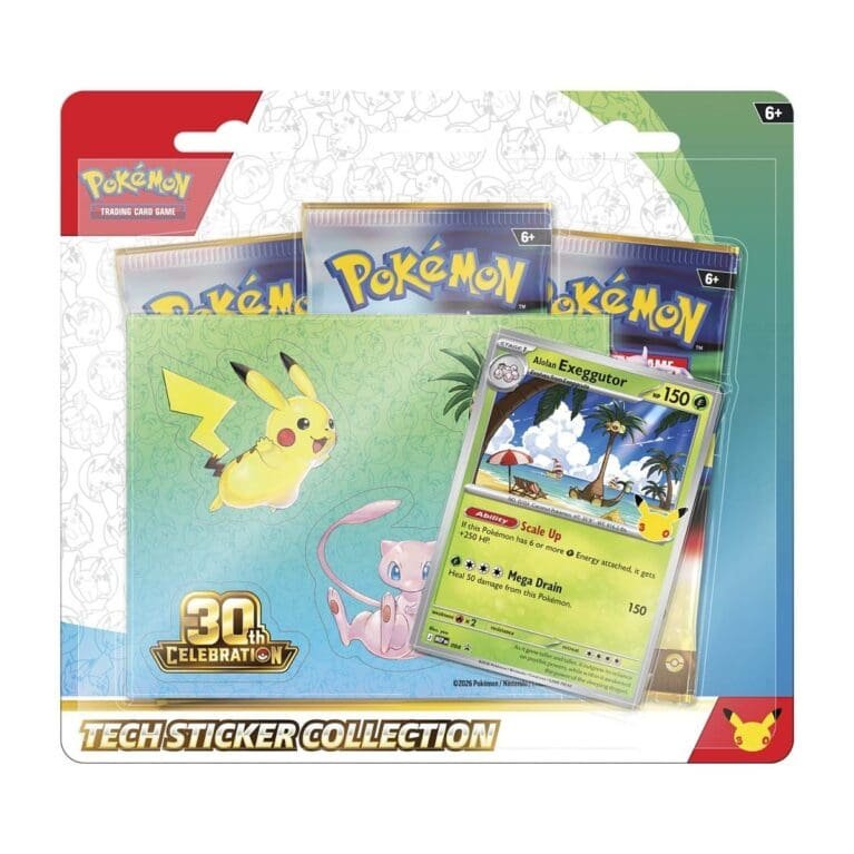Pokémon TCG: 30th Celebration Tech Sticker Collection Alolan Exeggutor (Español)