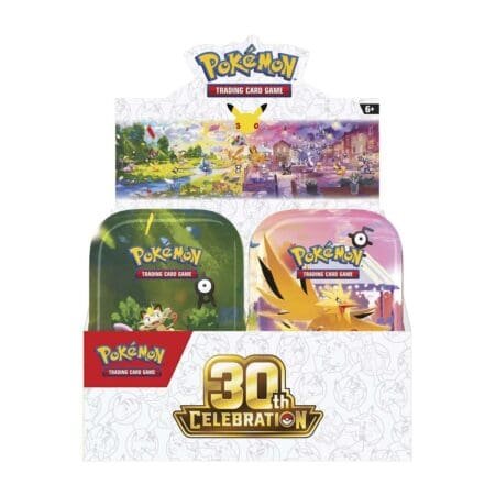 Pokémon TCG: 30th Celebration Mini Tin Display (Español)
