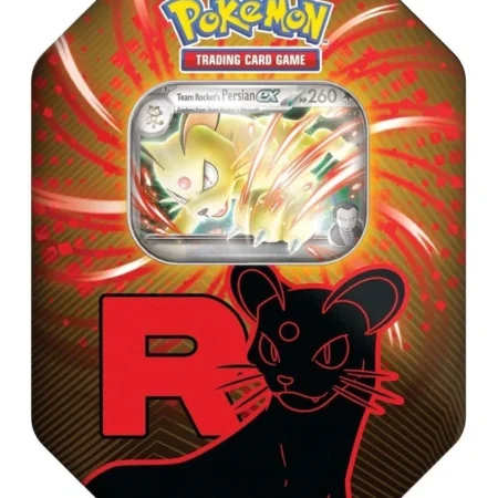 Pokémon TCG: Team Rocket Persian ex Tin (Español)