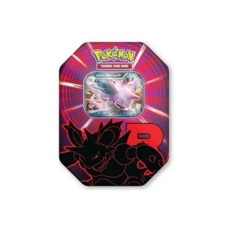Pokémon TCG: Team Rocket Nidoking ex Tin (Español)