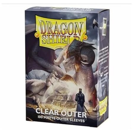 Dragon Shield Standard Outer Sleeves - Matte Clear 100ct
